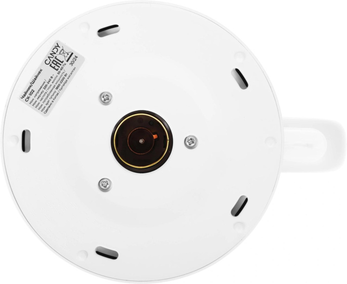 Чайник электрический Candy CK-102, 1.5л, нержавеющая сталь/пластик