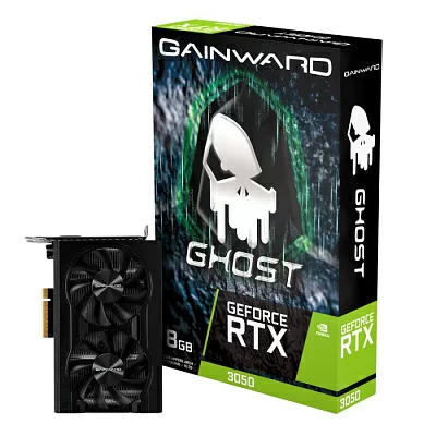 Видеокарта Gainward NE63050018P1-1070B RTX3050 GHOST 8GB GDDR6 128bit DVI HDMI DP RTL