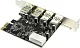 Espada Контроллер PCI-E, USB3.0 4внеш.порта, модель PCIe4USB3.0, oem (41977)