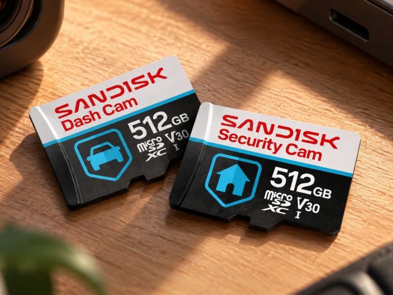 SanDisk выпустила microSD-карты для регистраторов и камер с ресурсом до 40 000 часов