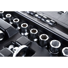 Набор инструментов Inforce 46 предметов 1/4" Inforce, Сталь Cr-V, Профессиональный, 06-07-11