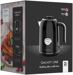 Чайник электрический GALAXY LINE GL 0350, 1.7л, нержавеющая сталь