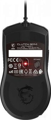 Манипулятор MSI Clutch Lightweight Optical Mouse GM41 USB (RTL) 6btn+Roll
