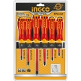 Набор диэлектрических отверток INGCO 6 шт HKISD0608