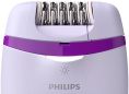 Philips эпилятор Satinelle Essential BRE275/00 Цвет: фиолетовый (вилка РФ)