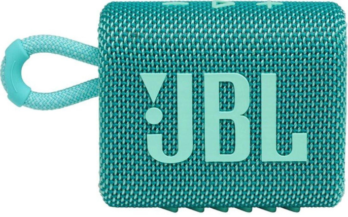 Колонка портативная JBL GO 3, 4.2Вт, бирюзовый [jblgo3teal]