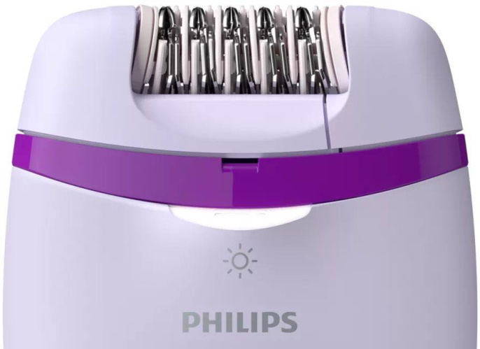 Philips эпилятор Satinelle Essential BRE275/00 Цвет: фиолетовый (вилка РФ)