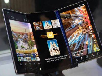 Тройную раскладушку Samsung показали со всех сторон [ВИДЕО]