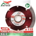 Диск алмазный TURBO GLASS PREMIUM (115х1.2х10х22.23 мм) SKYWER SK-TGP11522