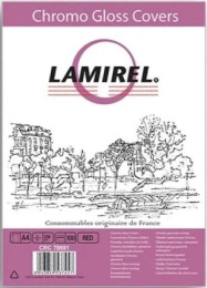 Обложки для переплёта Fellowes A4 красный 100шт Lamirel LA-7869101 LA-78691