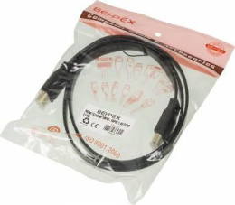 Кабель аудио-видео High Speed ver.1.4 Flat HDMI m /HDMI m 1м. позолоч.конт. черный (6541426)