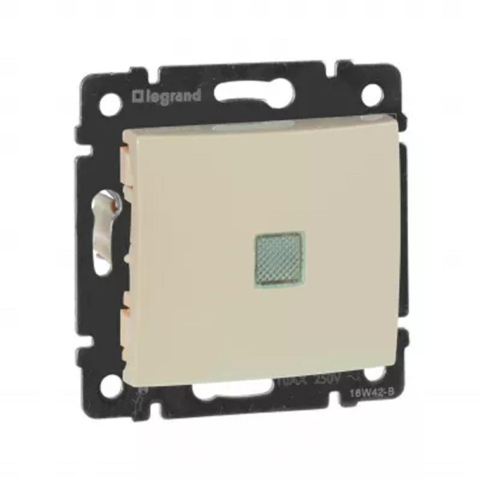 Legrand 774310 Выключатель Valena одноклавишный с подсветкой слоновая кость