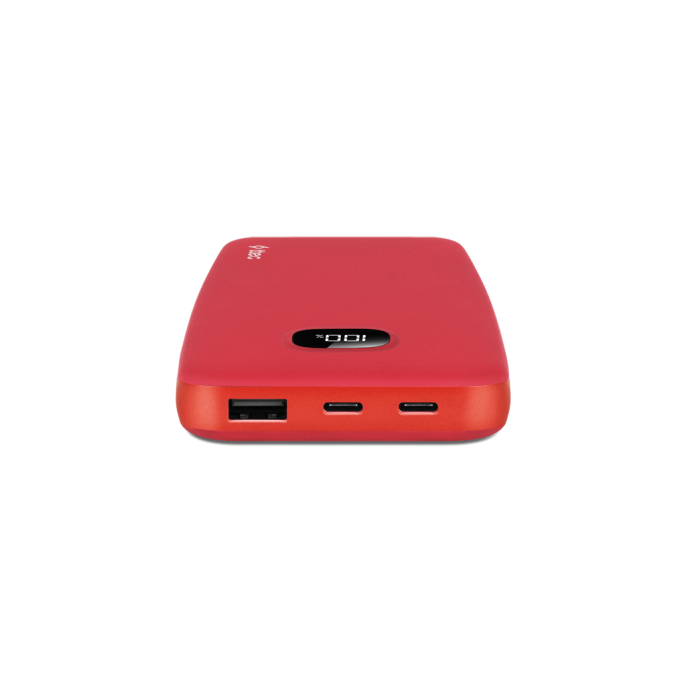 Внешний аккумулятор TTEC ChargeUp Pro LCD 10.000mAh PD 20W Powerbank - Red 2BB209GK