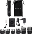 Машинка для стрижки Polaris PHC 2500 черный 3Вт насадок в компл:6шт