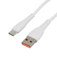 Кабель Кабель GoPower GP07T USB m -Type-C m 1.0м 2.4A силикон белый 1/200/800 00-00022801