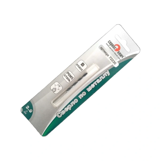 Сверло (1 шт; 3 мм) по металлу СЕРВИС КЛЮЧ 72230