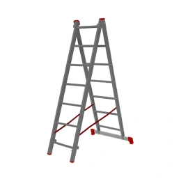 Алюминиевая двухсекционная лестница STARTUL PRO 443 см ST9946-10