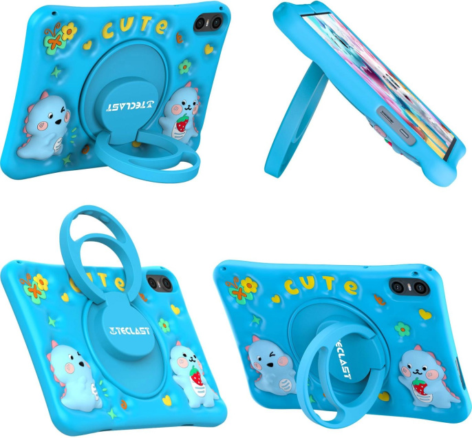 Планшет Teclast P30T Kids A523 1.8 8C RAM4Gb ROM64Gb 10.1" IPS 1280x800 Android 14 синий 5Mpix 2Mpix BT WiFi microSD 256Gb 6000mAh 10hr