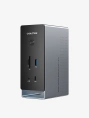 Многопортовая док-станция CABLETIME CB18D (CT-DK181-AG) 18-В-1 8K USB-C с поддержкой macOS MST на Chipset DL6950 (поддерживает 3 экрана)