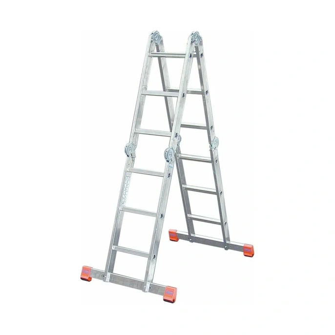 Шарнирная универсальная стремянка-трансформер Krause MONTO MULTIMATIC 4x3 120632