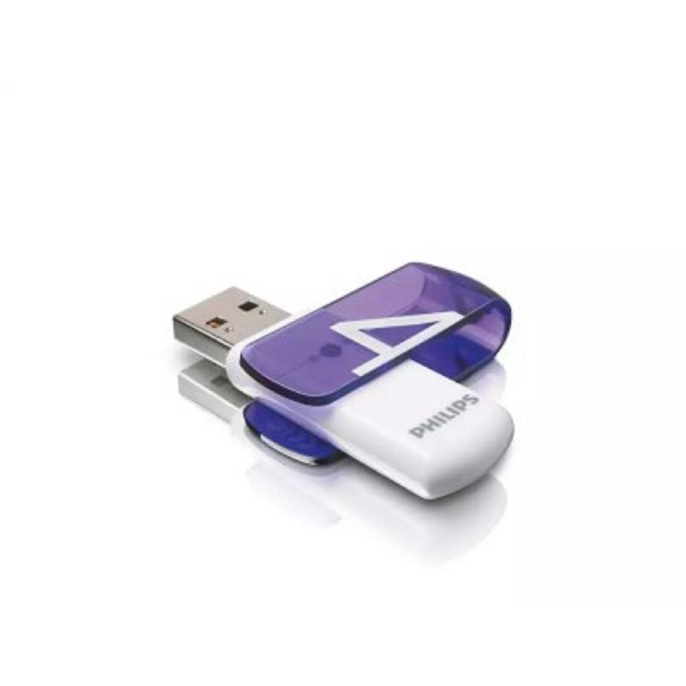 Флеш накопитель 4GB PHILIPS VIVID2.0 4GB, USB 2.0 FM04FD05B/97