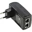 ORIENT SAP-48POE, PoE инжектор питания 24 Вт, AC 100-240V/ DC 48V, 0.5A, вход: RJ45 LAN 10/100, выход: RJ45 PoE тип B (4/5+,7/, совместим с оборудованием PoE IEEE 802.3af, уст.в розетку (29968)