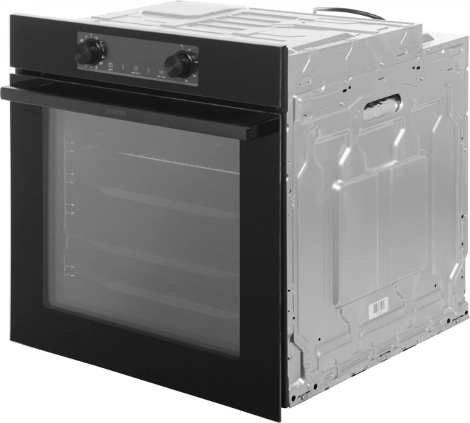 Духовой шкаф электрический Gorenje BPS6737E14BG,  77л,  дверца с 4 стеклами,  черный