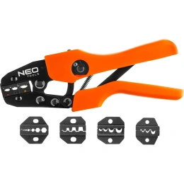 Клещи для обжима концов втулок NEO Tools набор из 5 губок 01-537