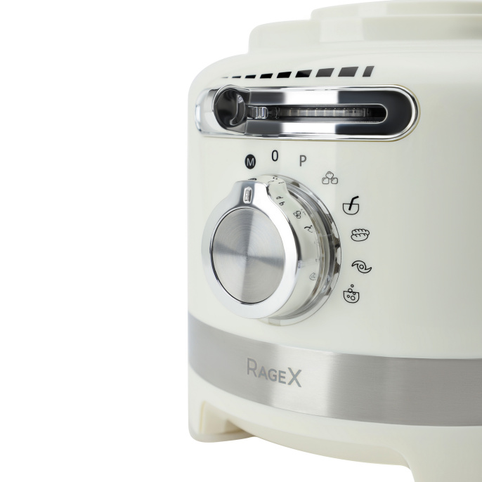 Кухонный комбайн RAGEX R108-105 12 в 1, 3 литра, 1000 Вт, зефирный