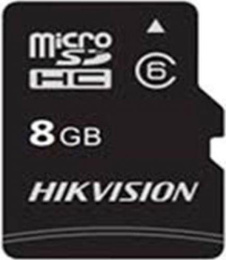 Карта памяти microSDHC UHS-I U1 Hikvision C1 8 ГБ, 92 МБ/с, Class 10, HS-TF-C1 STD /8G/ZAZ01X00/OD, 1 шт., без адаптера