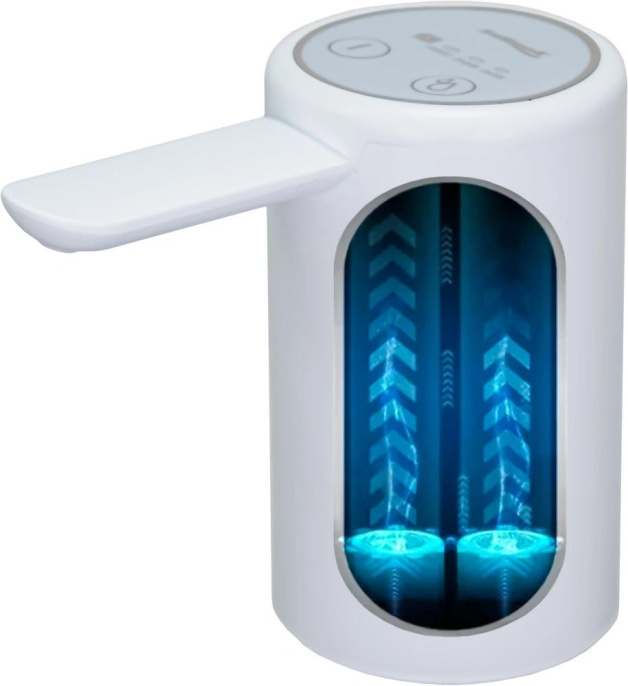 Помпа для 19л бутыли Aqua Work A2 электрический белый картон (36064)