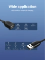 Удлинительный кабель CABLETIME CA14E (CT-AMAF2.0-PB0.5) 0.5 м, черный, ПВХ USB2.0 AM-AF