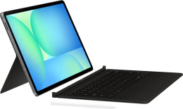 Чехол-клавиатура Samsung для Samsung Galaxy Tab S10 FE+ Book Cover Keyboard with touchpad поликарбонат/полиуретан черный EF-DX625UBRGRU
