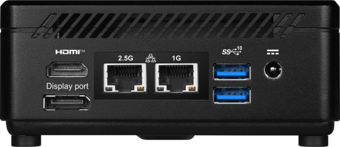 Неттоп MSI Cubi 5 1M-472BRU i5 1235U (1.3) Iris Xe без ОС 2.5xGbitEth+1xGbitEth WiFi BT 65W черный (936-B0A821-472)