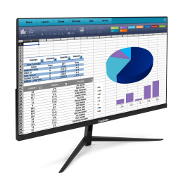 Монитор 23.8" ExeGate ProSmart EZ2400 (IPS LED Grade A+, FHD, 1920x1080@75Гц, 16:9, 250cd/m2, 1000:1, 178°/178°, 3-5ms, D-Sub, HDMI, FreeSync, Flicker-free, Low Blue Light, кабель HDMI 1.5м, VESA, регулировка наклона (tilt), черный) EX299031RUS