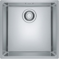 Мойка Franke 122.0689.807/ Best, Серия FELIX, Мойка FEX 110-40, мойка 440 x 440mm, чаша 400 x 400 x 200 mm, монтаж под столешницу, скрытый перелив