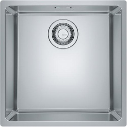 Мойка Franke 122.0689.807/ Best, Серия FELIX, Мойка FEX 110-40, мойка 440 x 440mm, чаша 400 x 400 x 200 mm, монтаж под столешницу, скрытый перелив