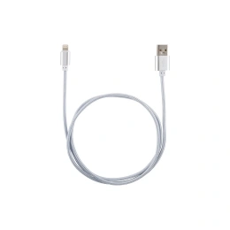 Кабель USB/Lightning Energy ET-01 цвет - серебро 006371