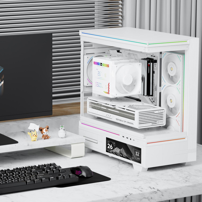 Кулер для процессора/ CPU Cooler Thermalright Peerless Assassin 140 Digital White 4-pin PWM, 165mm, Ni/Cu, 6x6mm, 1x120mm + 1x140mm, 82.CFM, 29.6dBA, 1850RPM, S: 1200, 1700, 1851, 115X, 2011, 2066, AM4, AM5, white (PA140-DG-WH)