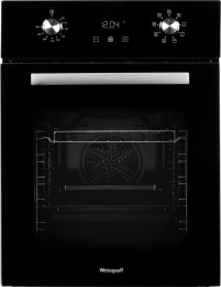 Духовой шкаф электрический WEISSGAUFF EOY 451 PDB,  50л,  дверца с 3 стеклами,  черный