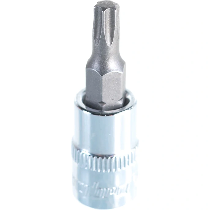 Насадка торцевая 1/4"DR с вставкой-битой T25 Ombra 114325
