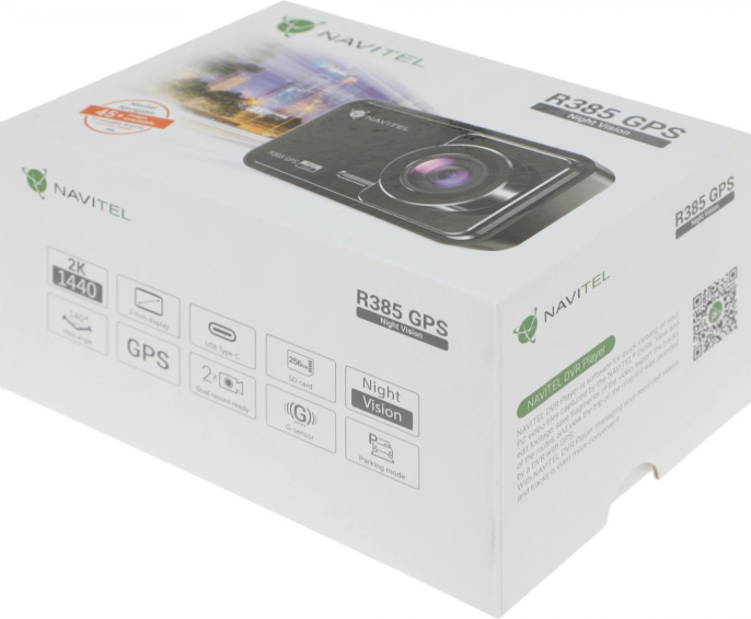 Видеорегистратор Navitel R385 GPS,  черный