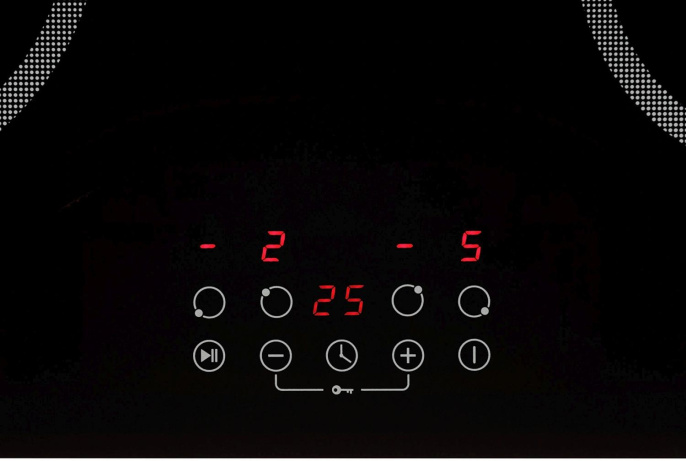 Электрическая варочная поверхность Krona Asten 60 BL, конфорок: 4 шт.,  стеклокерамика,  независимая, черный