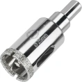 Коронка алмазная по керамограниту с центрирующим сверлом 25 мм Diamond Industrial DIDCSC025
