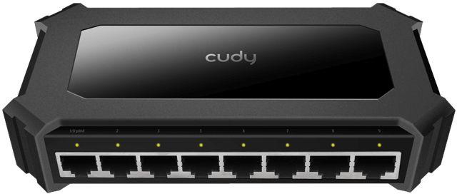 Коммутатор CUDY 8-Port Gigabit Desktop  Switch 5-Port Gigabit Desktop Switch, 5 10/100/1000M RJ45 Ports, Loop Detection, Desktop Plastic Case, Power Saving, Plug & Play, Wall-Mount GS108D