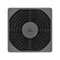Решетка для вентилятора с фильтром 120x120 ExeGate EG-120PSFB (120x120 мм, пластиковая, квадратная, с пылевым фильтром, черная) EX295256RUS