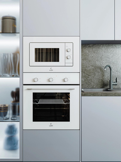 Микроволновая печь Lex BIMO 20.04 WH 20л. 700Вт белый (встраиваемая)
