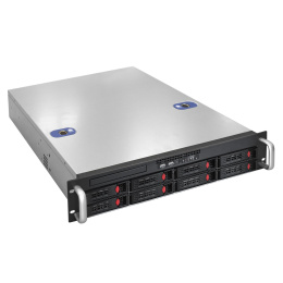 Серверная платформа ExeGate Pro 2U550-HS08 RM 19", высота 2U, глубина 550, Redundant БП 2x550W, 8xHotSwap, 2xUSB EX292412RUS
