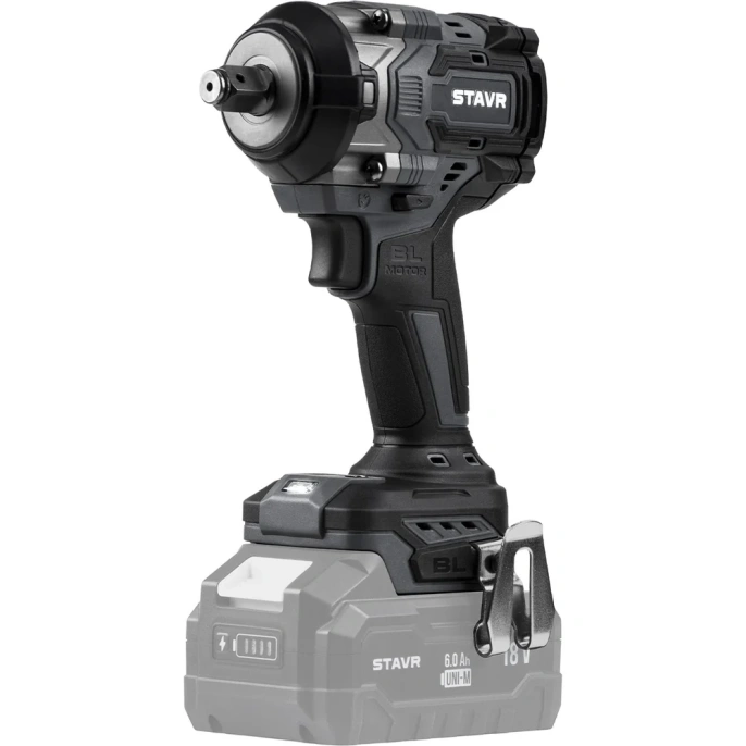 Гайковерт ударный Ставр 18V UNI-M, 1/2", 650 Нм, BL STAVR SWI 18BL-650V без АКБ и ЗУ , 9022300050