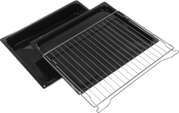 Духовой шкаф электрический Gorenje BOSX6737E09BG,  77л,  дверца с 2 стеклами,  черный